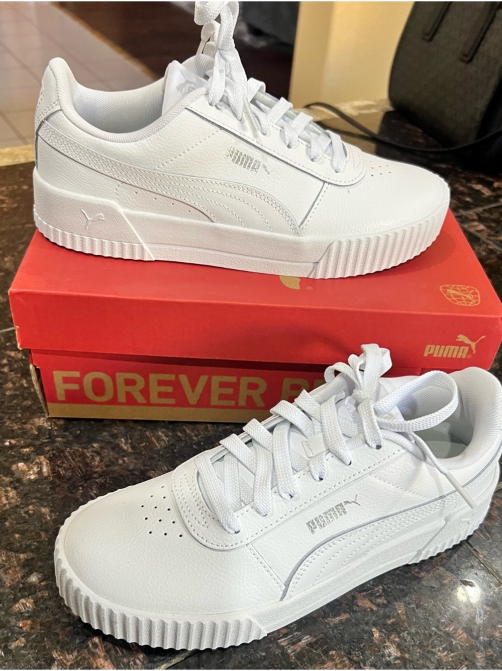 Puma White Women's Athletic Sneakers
